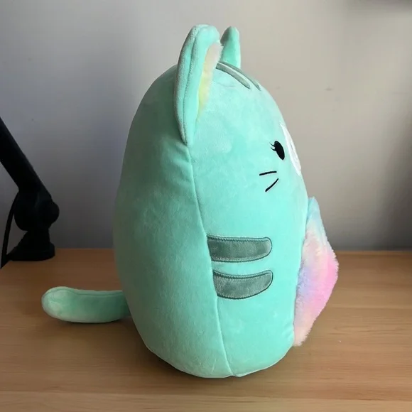 11" Corinna the Winking Cat NWT Squishmallows Kellytoy Plush Stuffie Valentine - Picture 4 of 10